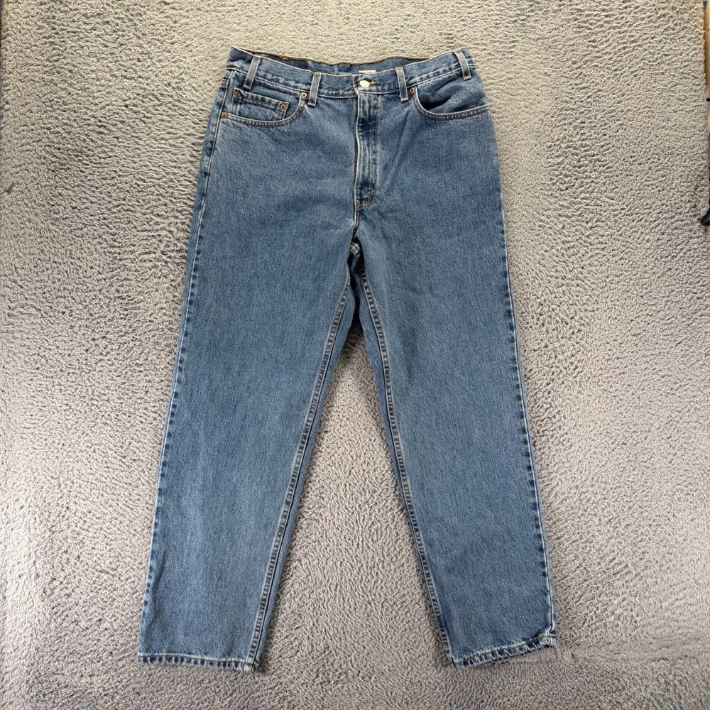 Vintage Levi's 550 Jeans Mens 36x30 Blue Cotton Denim Straight Relaxed Fit USA